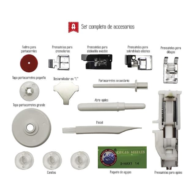 Alfa 2130 – Máquina de Coser Electrónica Fácil de Usar y Muy Completa - Imagen 9