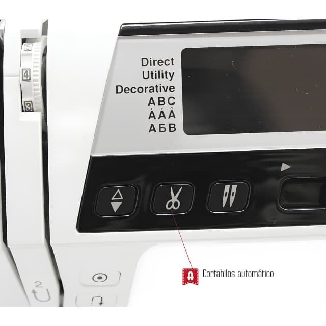 Alfa 2190 – Máquina de Coser Electrónica con 120 Puntadas y 2 Alfabetos - Imagen 4