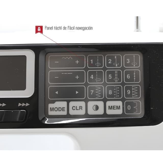 Alfa 2190 – Máquina de Coser Electrónica con 120 Puntadas y 2 Alfabetos - Imagen 8