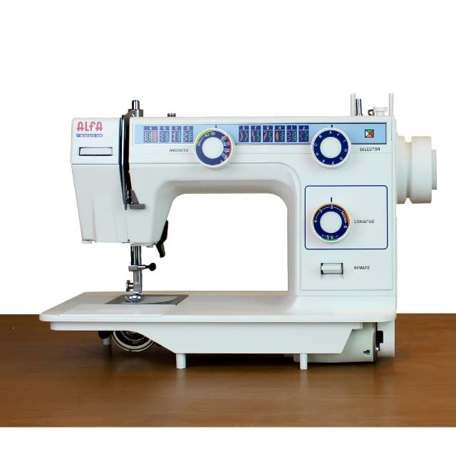 Alfa 393 TDL Zig-Zag – Máquina de Coser Doméstica para Mueble Antiguo - Imagen 1