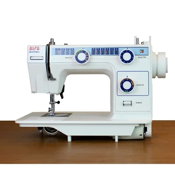 Alfa 393 TDL Zig-Zag – Máquina de Coser Doméstica para Mueble Antiguo - Imagen 1