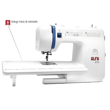 Alfa 474 – Máquina de Coser Mecánica Robusta para Todo Tipo de Costura - Imagen 2