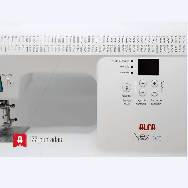 Alfa Next 100 - Máquina de Coser Electrónica para Principiantes y Costura Doméstica - Imagen 3