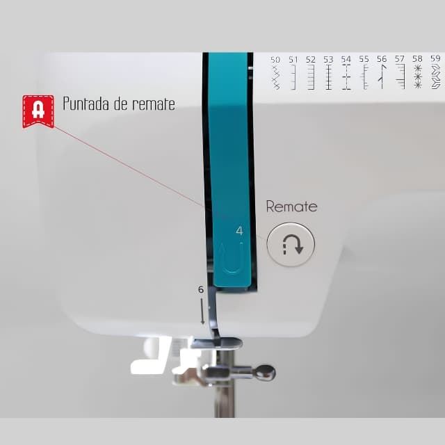 Alfa Next 100 - Máquina de Coser Electrónica para Principiantes y Costura Doméstica - Imagen 7