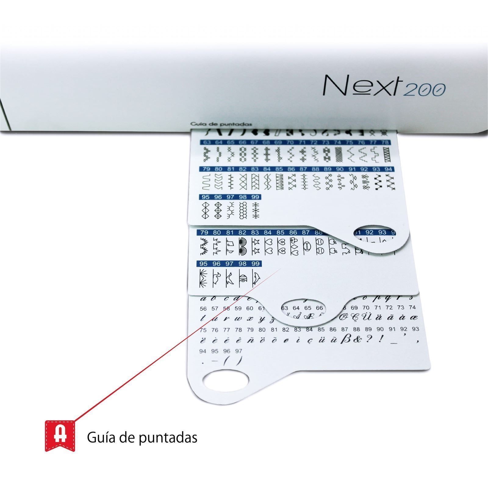 ALFA Next 200 – Máquina de Coser Electrónica con 404 Puntadas y Pantalla LCD - Imagen 5