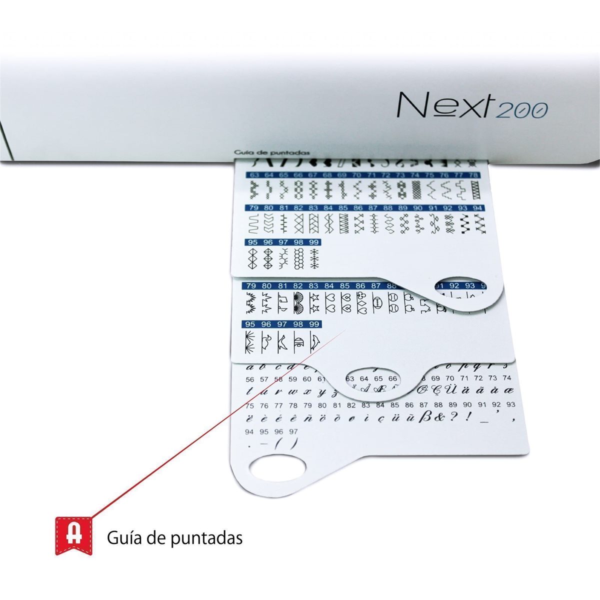 ALFA Next 200 – Máquina de Coser Electrónica con 404 Puntadas y Pantalla LCD - Imagen 5