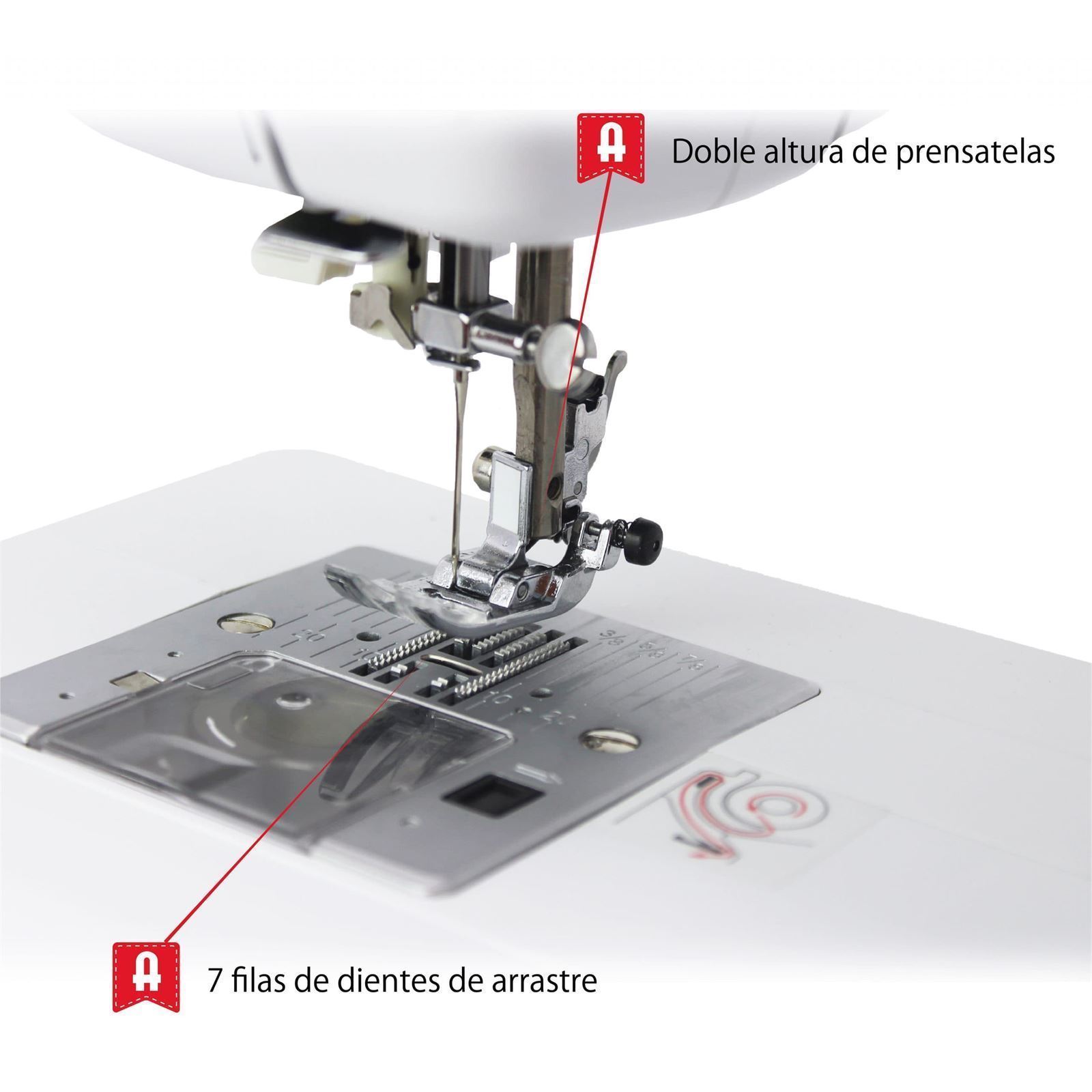 ALFA Next 200 – Máquina de Coser Electrónica con 404 Puntadas y Pantalla LCD - Imagen 6