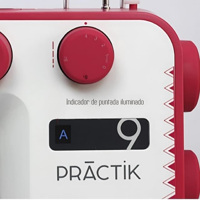 ALFA Practik 9 – Máquina de Coser Mecánica Completa con 34 Puntadas y Ojal Automático - Imagen 2