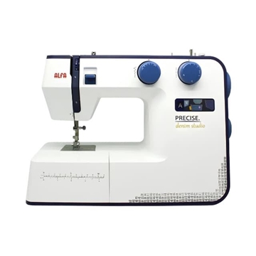 Alfa PRECISE Denim Studio – Máquina de Coser Electrónica para Tejidos Gruesos y Denim - Imagen 1