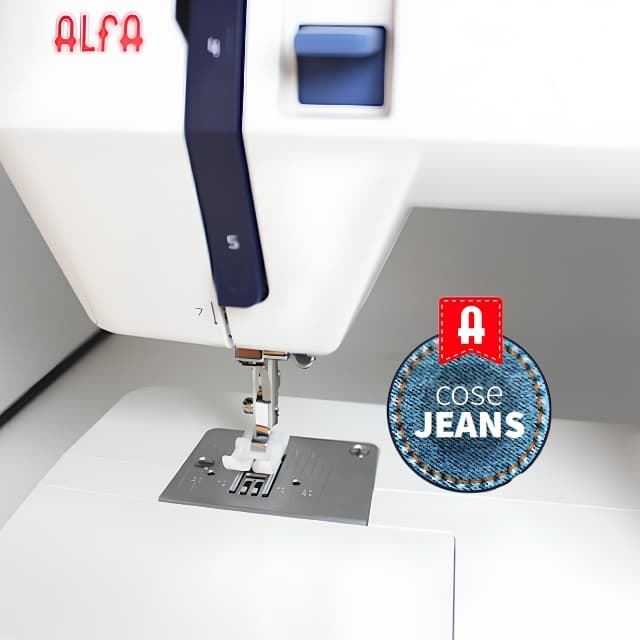 Alfa PRECISE Denim Studio – Máquina de Coser Electrónica para Tejidos Gruesos y Denim - Imagen 5