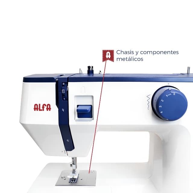 Alfa PRECISE Denim Studio – Máquina de Coser Electrónica para Tejidos Gruesos y Denim - Imagen 6