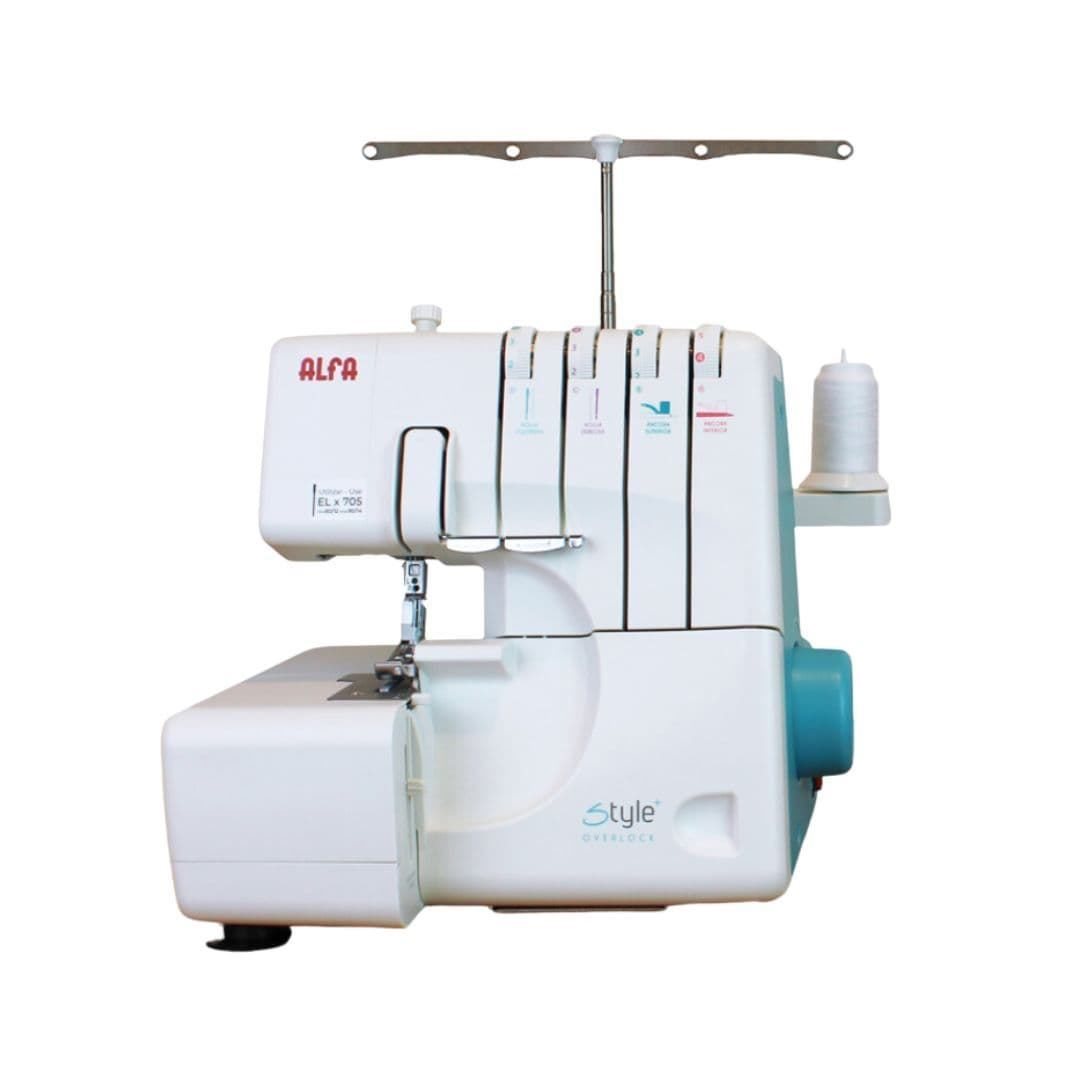 ALFA Style 8708 Plus – Remalladora Overlock Profesional de 2, 3 y 4 Hilos - Imagen 1