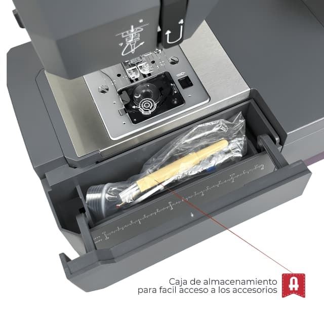Alfa UNIQUE Heavy Duty - Máquina de Coser Electrónica para Tejidos Gruesos y Uso Intensivo - Imagen 6