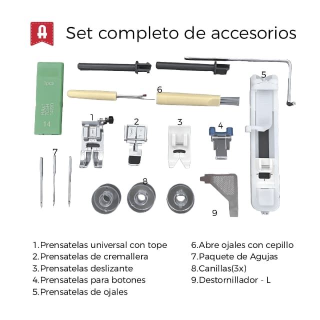 Alfa UNIQUE Heavy Duty - Máquina de Coser Electrónica para Tejidos Gruesos y Uso Intensivo - Imagen 8
