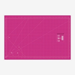 Base de corte autocicatrizante 45x30 cm para patchwork y costura – color magenta - Imagen 1