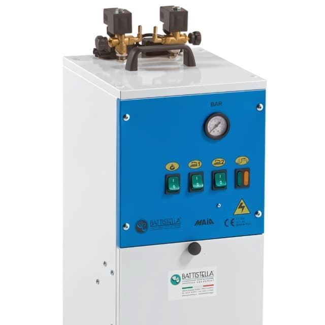 Battistella Maia – Generador de Vapor Profesional con Caldera de llenado automático REGALO ( plancha y plantilla de teflon) - Imagen 3