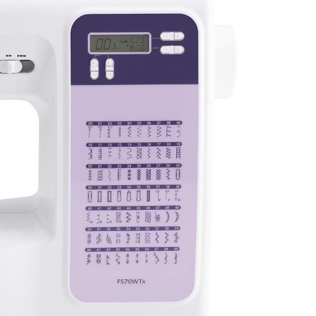 Brother FS70W – Máquina de Coser Electrónica con 70 Puntadas y Mesa Extensible - Imagen 3