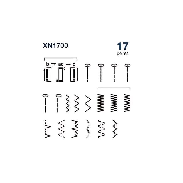 Brother XN1700 – Máquina de Coser Mecánica Compacta con 17 Puntadas - Imagen 6