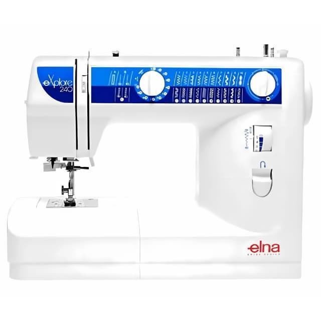 Elna 240 eXplore - Máquina de Coser Mecánica Completa con 23 Puntadas y Ojal Automático - Imagen 1