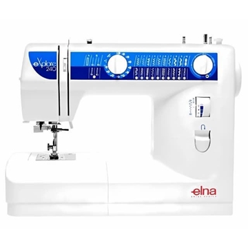 Elna 240 eXplore - Máquina de Coser Mecánica Completa con 23 Puntadas y Ojal Automático - Imagen 1