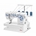 Elna 444 Easy Cover – Recubridora Profesional de 3 Agujas - Imagen 1