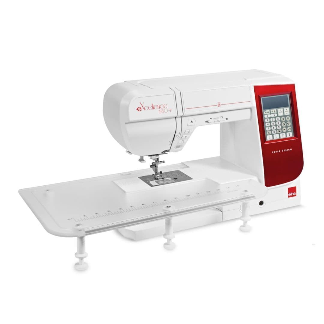 Elna 680+ eXcellence – Máquina de Coser Electrónica Profesional con 170 Puntadas y Mesa Extensible - Imagen 1