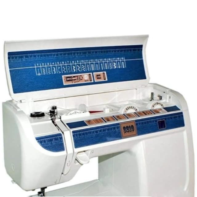Elna3210J Jeans – Máquina de Coser Mecánica Robusta con 19 Puntadas y Ojal Automático - Imagen 3