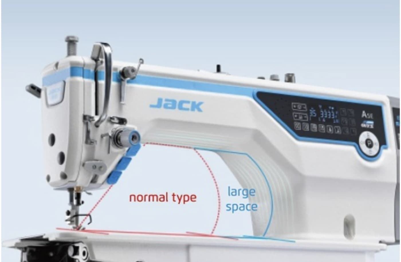 JACK A5E-AMH Máquina de Pespunte Recto con Inteligencia Artificial - Imagen 2