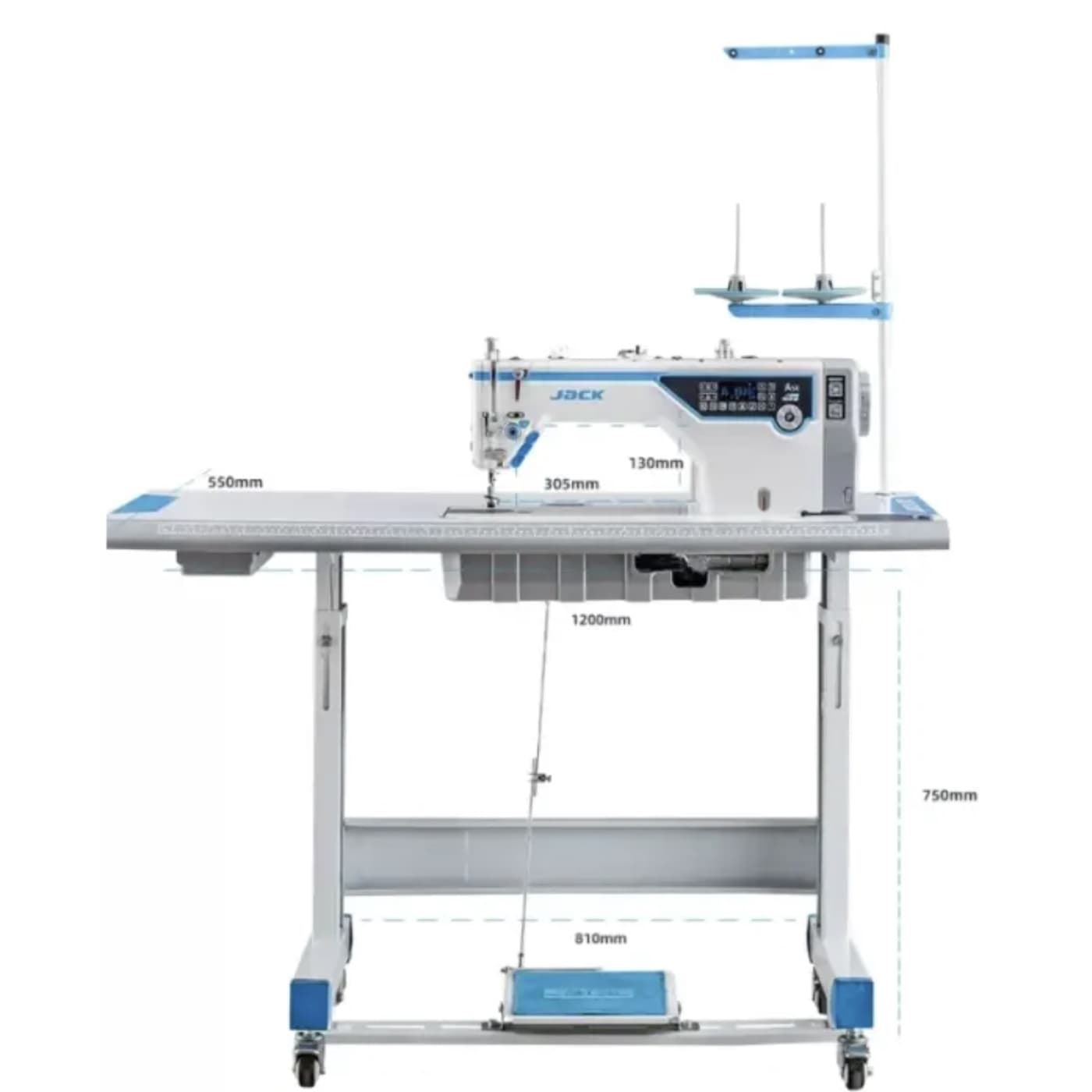 JACK A5E-AMH Máquina de Pespunte Recto con Inteligencia Artificial - Imagen 3
