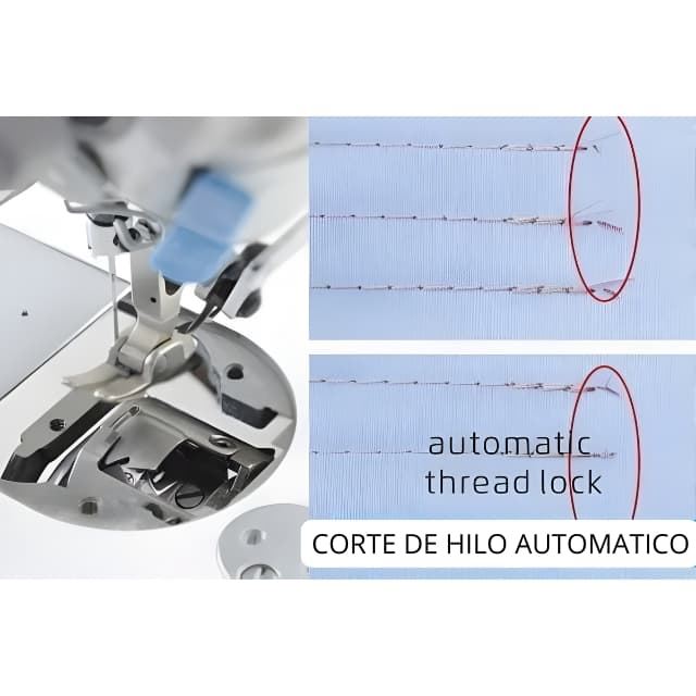 Jack A6F Máquina de Coser Industrial con Doble Arrastre y Cortahilos - Imagen 4