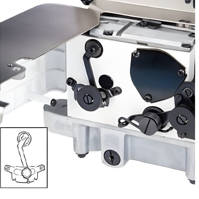 Jack JK-E4S-6-03 Máquina Overlock Industrial de 6 Hilos y 3 Agujas con Motor Direct Drive - Imagen 8