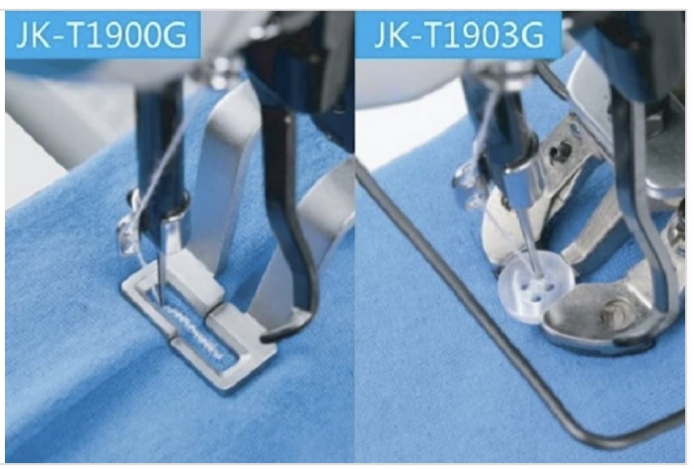 Jack JK-T1900G Máquina de Coser Industrial Programable de Ojales y Refuerzos - Imagen 3