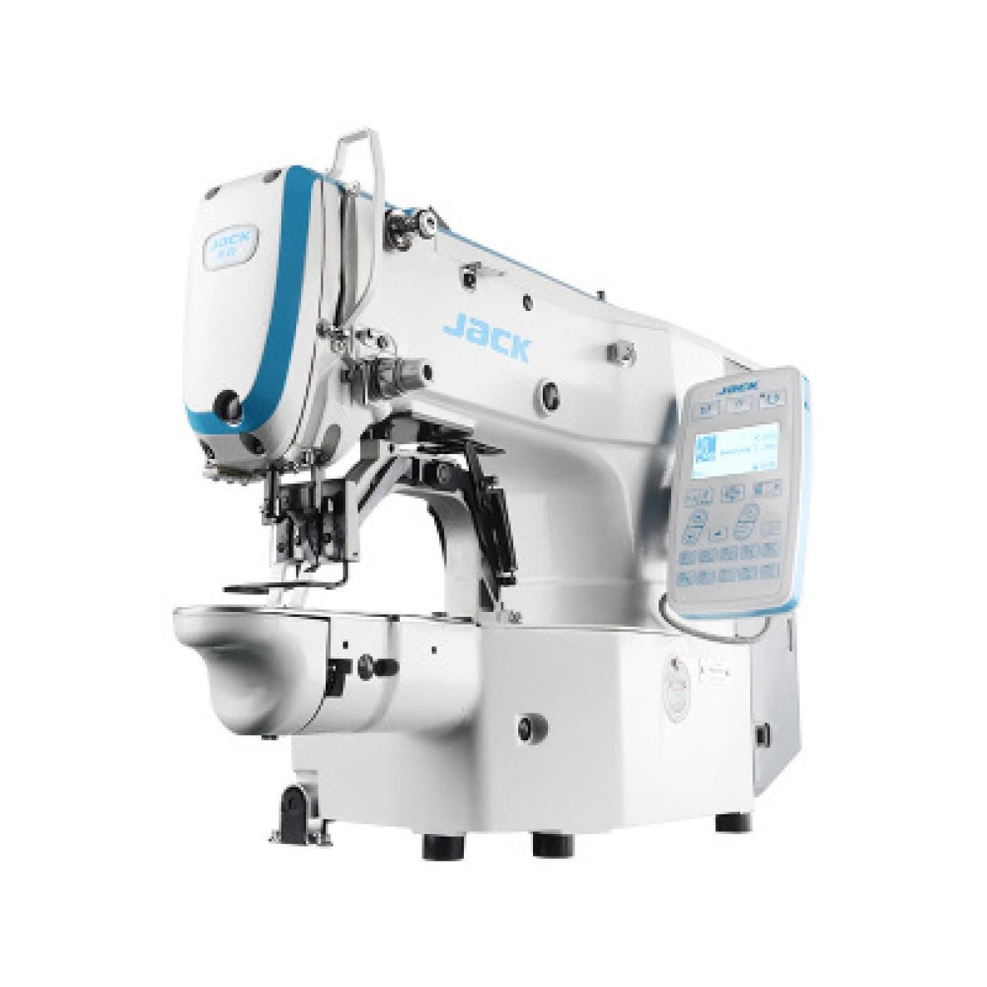 Jack JK-T1900G Máquina de Coser Industrial Programable de Ojales y Refuerzos - Imagen 5