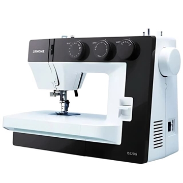 Janome 1522DG - Máquina de Coser Mecánica Robusta y Versátil en Color Gris Oscuro - Imagen 1
