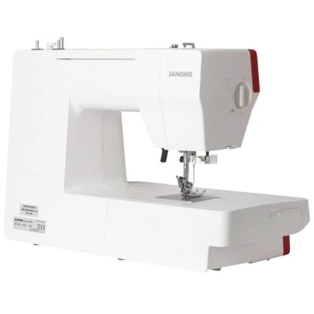 Janome 1522RD - Máquina de Coser Mecánica Robusta y Versátil en Color Rojo - Imagen 4