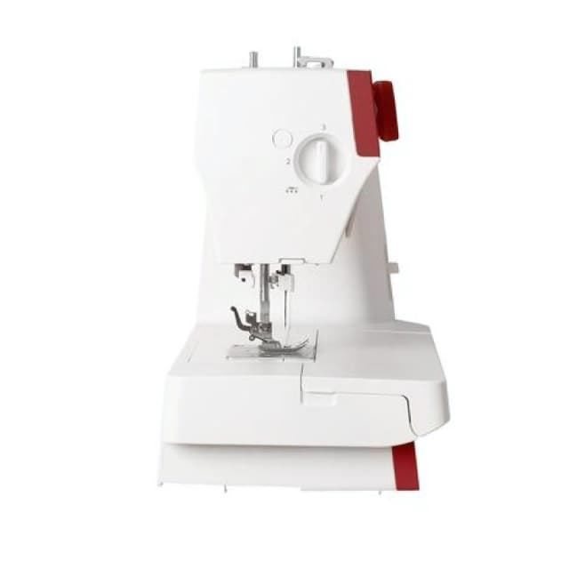 Janome 1522RD - Máquina de Coser Mecánica Robusta y Versátil en Color Rojo - Imagen 5