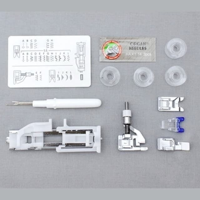 Janome 1522RD - Máquina de Coser Mecánica Robusta y Versátil en Color Rojo - Imagen 7