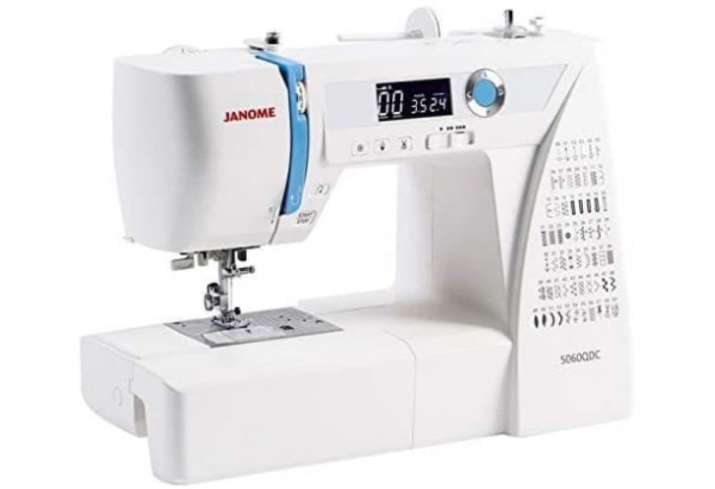 Janome 5060QDC – Máquina de Coser Electrónica con 60 Puntadas y Mesa Extensible - Imagen 2