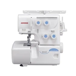 JANOME 8002D – Remalladora doméstica de 3 y 4 hilos - Imagen 1