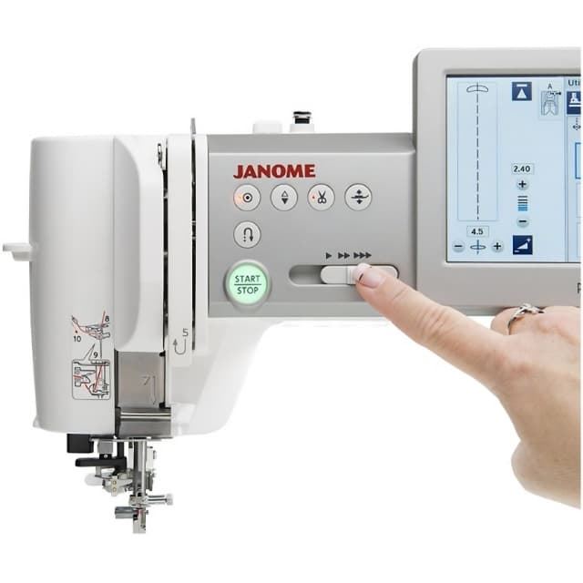 Janome CM7P - Máquina de Coser Electrónica Profesional para Patchwork, Quilting y Costura Creativa - Imagen 6