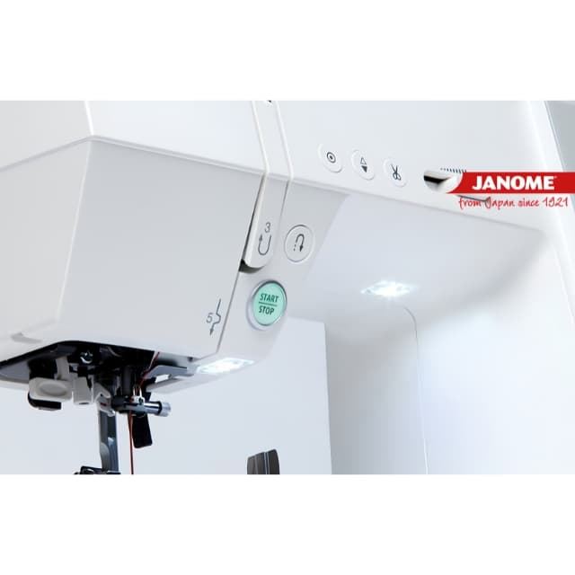Janome DC6030 – Máquina de Coser Electrónica con Mesa de Extensión y 30 Puntadas - Imagen 6