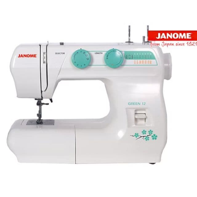 Janome Green 12 Mecánica con 15 Puntadas y Brazo Libre - Imagen 1