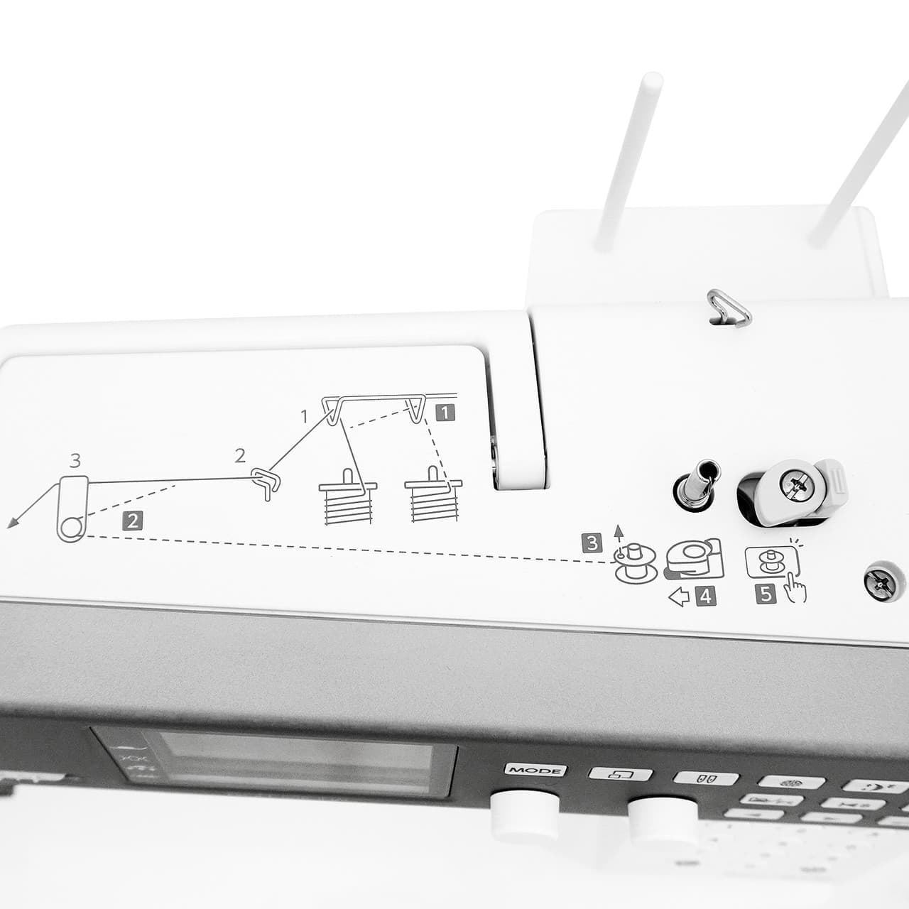 Janome MC6700P – Máquina de Coser Profesional con 200 Puntadas y Doble Arrastre - Imagen 4