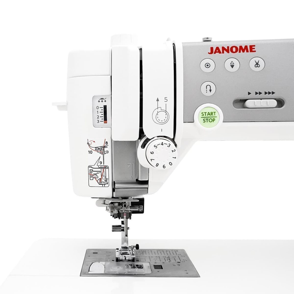 Janome MC6700P – Máquina de Coser Profesional con 200 Puntadas y Doble Arrastre - Imagen 5