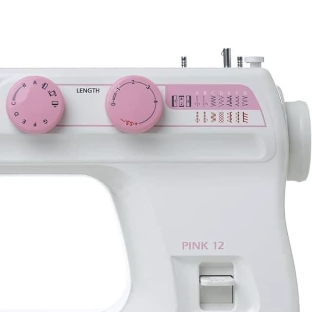 Janome Pink 12 – Máquina de Coser Mecánica Compacta para Principiantes - Imagen 3