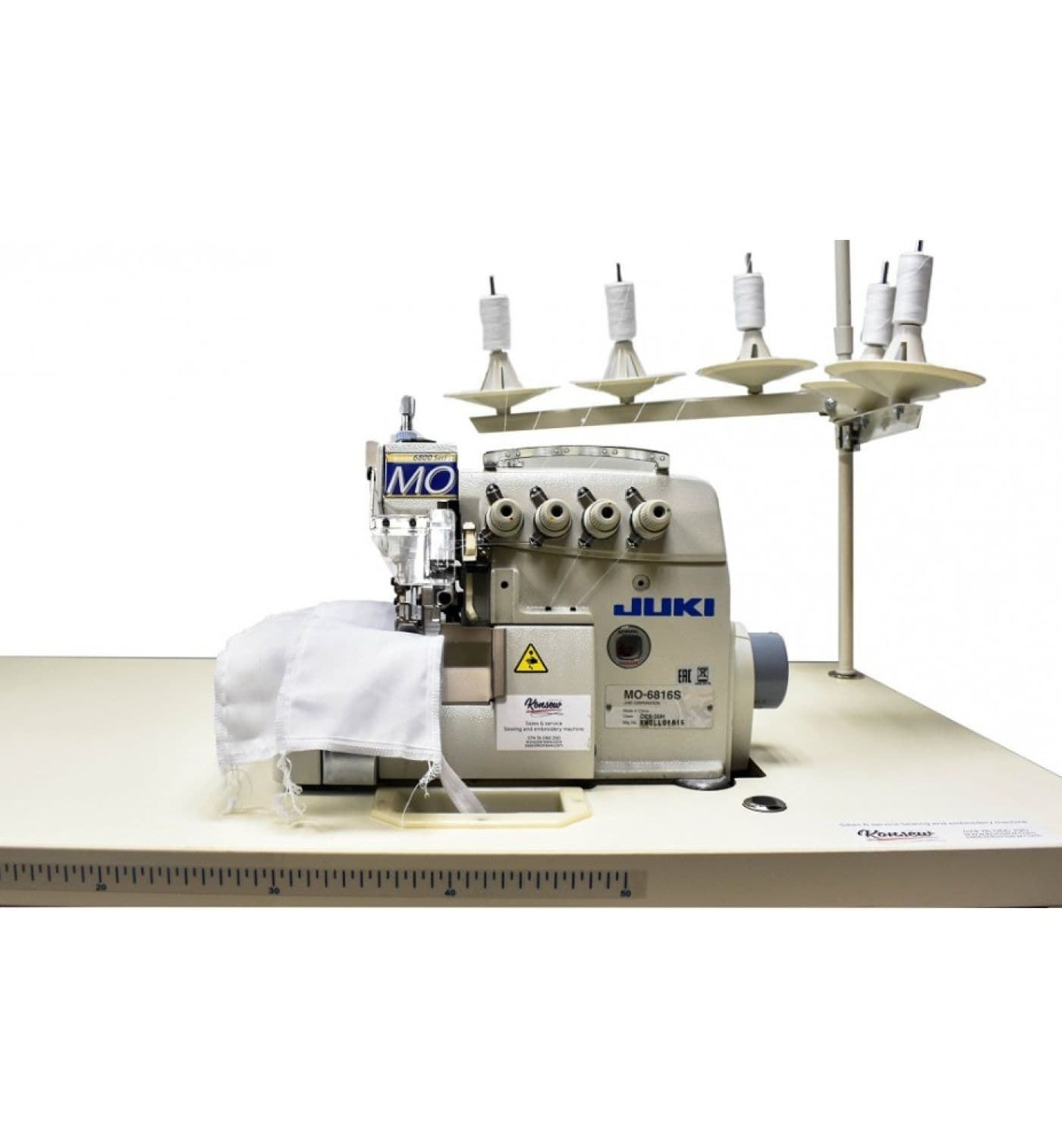 JUKI MO-6816S (5 HILOS) - Máquina de coser industrial remalladora - Imagen 2