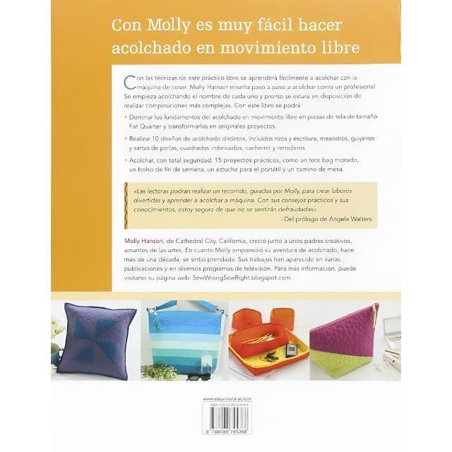 Libro Iniciación al Acolchado a Máquina – Aprende Quilting en Movimiento Libre - Imagen 5