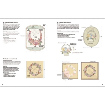 Libro Patchwork Japonés con Aplicaciones de Flores – 36 Proyectos con Patrones - Imagen 2