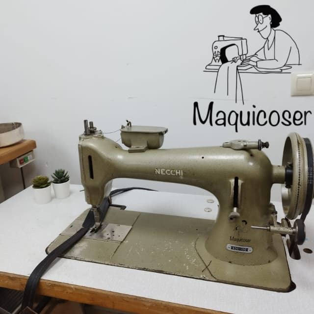 Maquina de coser albarderia Necchi - Imagen 4