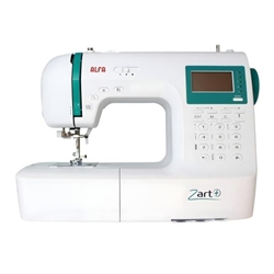 Máquina de Coser Electrónica ALFA Zart Plus para Patchwork y Costura Creativa (404 Puntadas) - Imagen 1